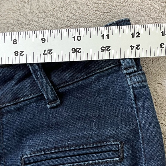 Anthropologie Pilcro Dark Wash Mid Rise Slim Bootcut Jeans Size 23 New Boho - Picture 14 of 16
